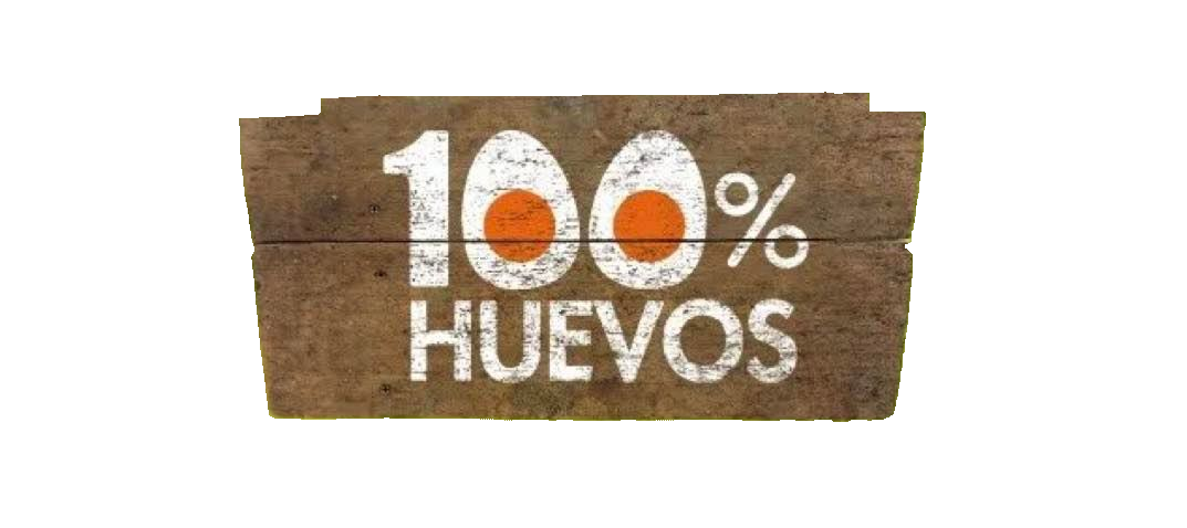 100% Huevos PNG