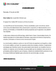 Nueva jefe de prensa